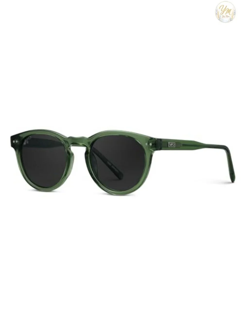 Women's Retro Round Acetate Polarized Sunglasses UV400